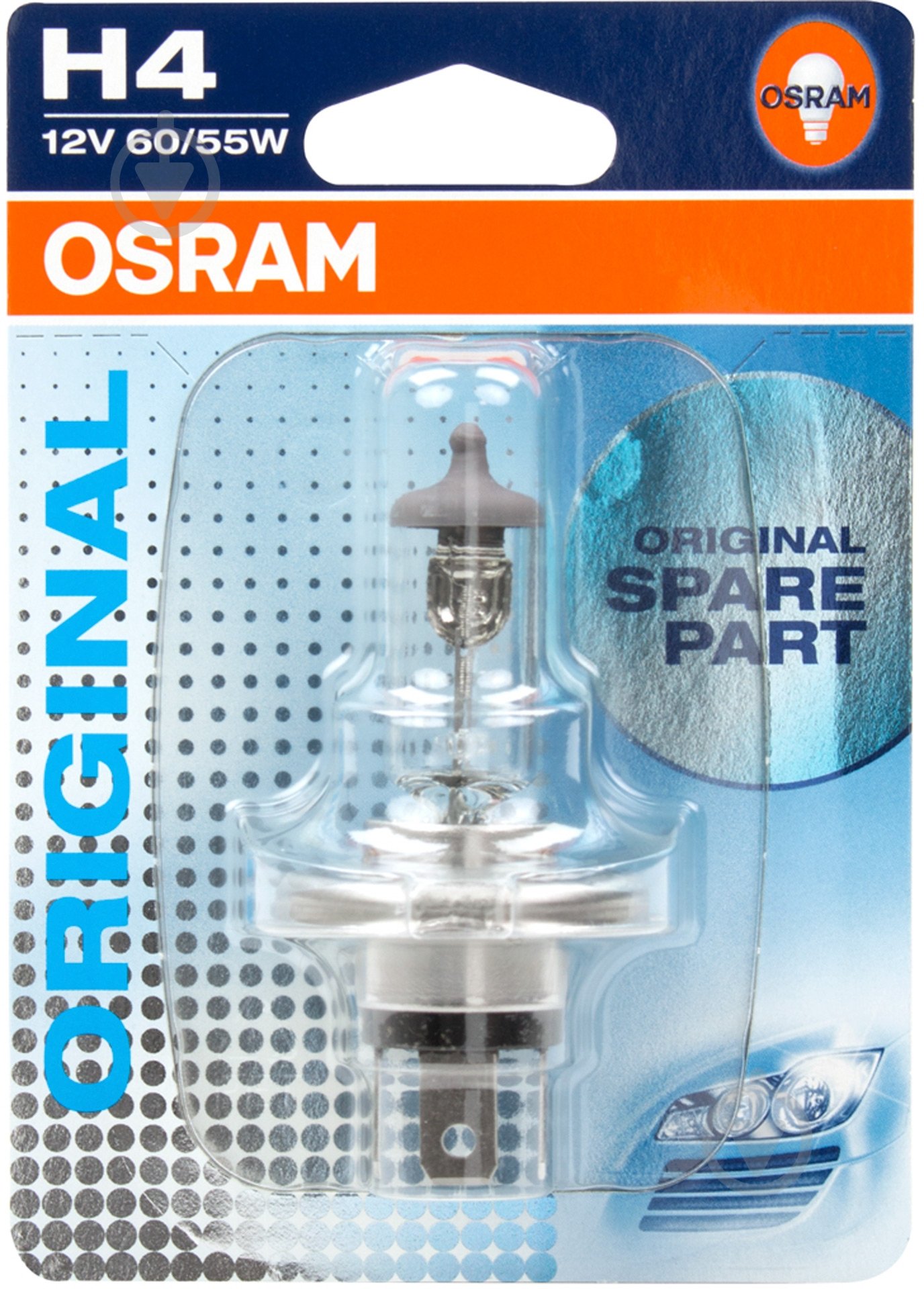 Автолампа галогенна Osram STANDART H4 60/55 Вт 1 шт. - фото 2