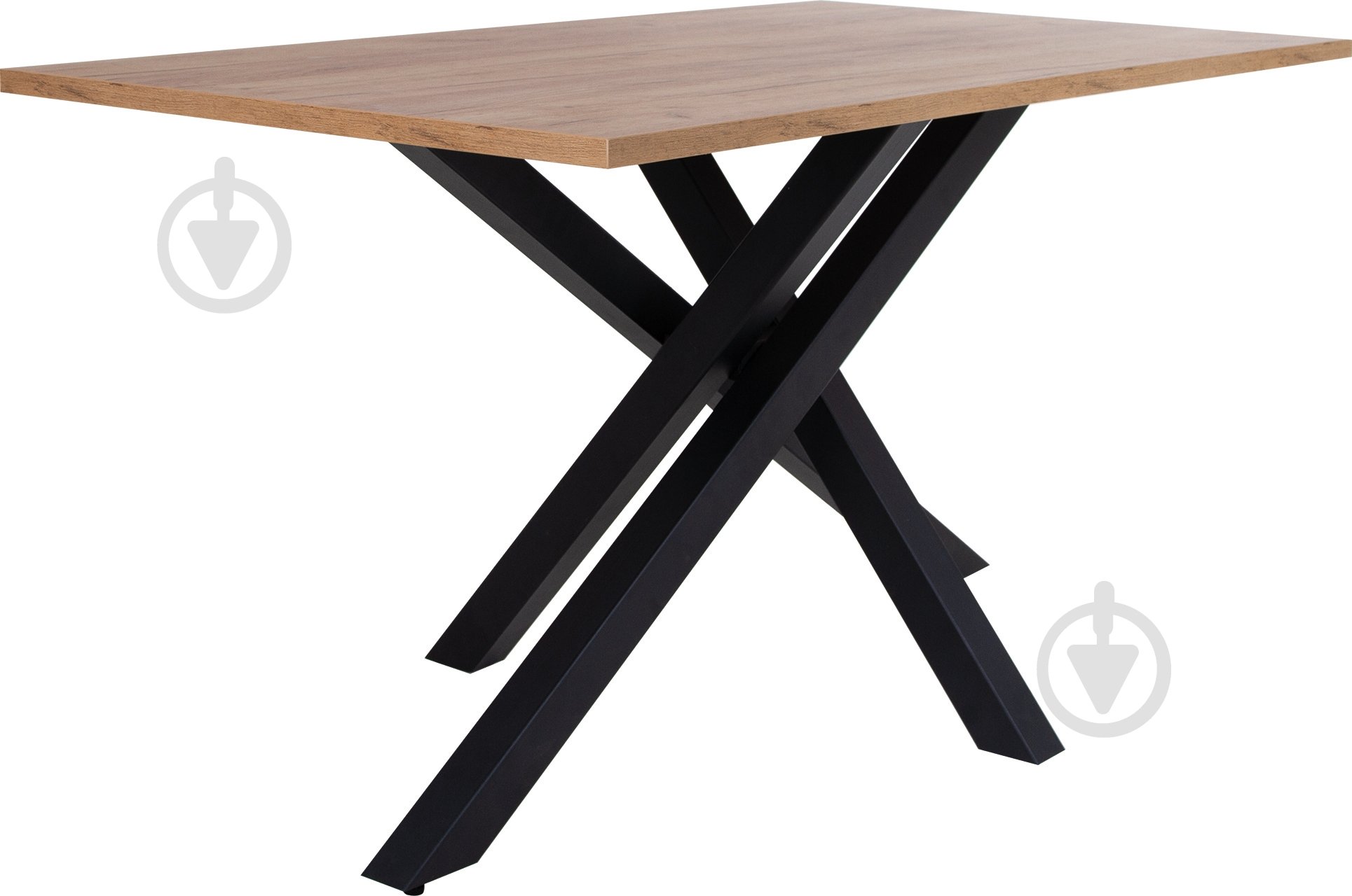 Стол обеденный Nowy Styl LUCKY BLACK (25) 800x1390x750мм дуб крафт золотой/черный - фото 1