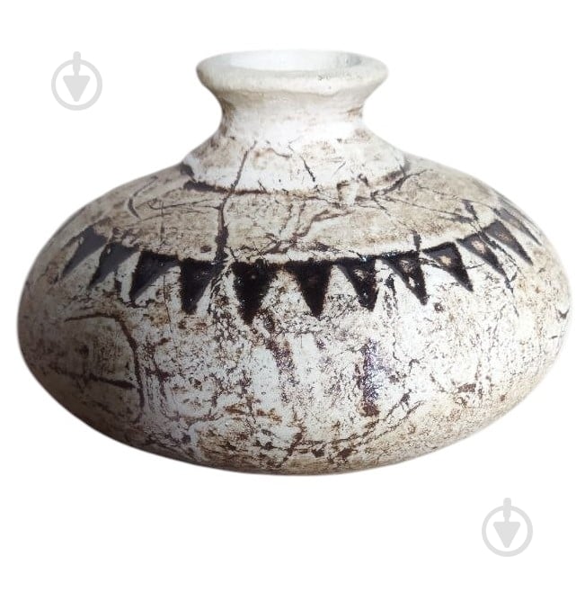 Вазон декоративний шамот Гарбуз В круглий Наша Кераміка - фото 1 Вазон декоративний шамот Гарбуз В круглий Наша Кераміка - фото 1