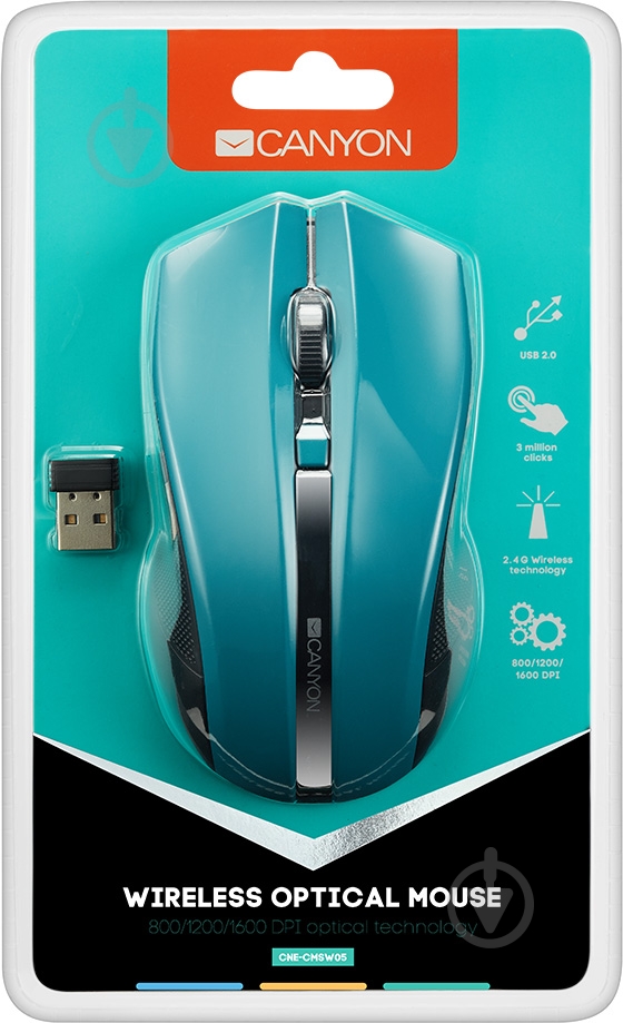 Миша Canyon CNE-CMSW05G green - фото 3
