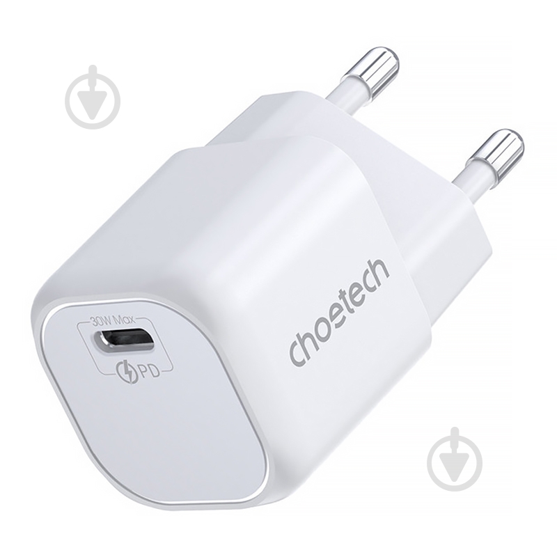Зарядний пристрій Choetech PD5007-EU-WH - фото 1 Зарядний пристрій Choetech PD5007-EU-WH - фото 1