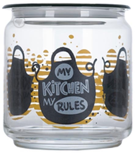 Набор банок Luminarc Club kitchen rules 3х0.5, 0.75,1 л (P8457) - фото 4 Набор банок Luminarc Club kitchen rules 3х0.5, 0.75,1 л (P8457) - фото 4