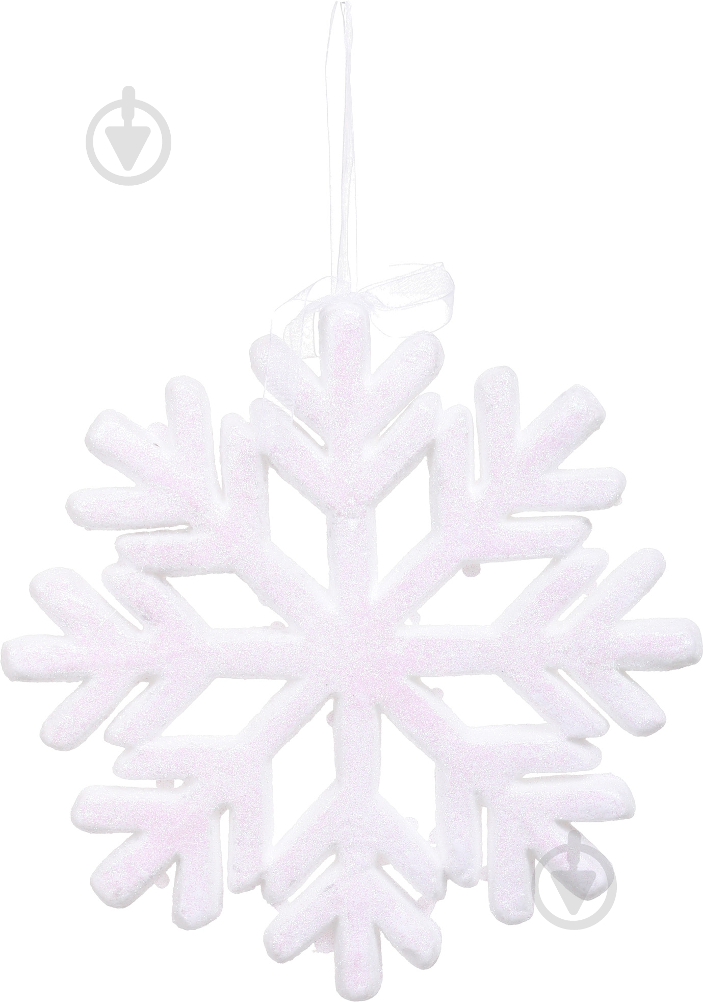 Декорація новорічна Shunda Сніжинка 24 см EPI-SDK3038W+1 - фото 1