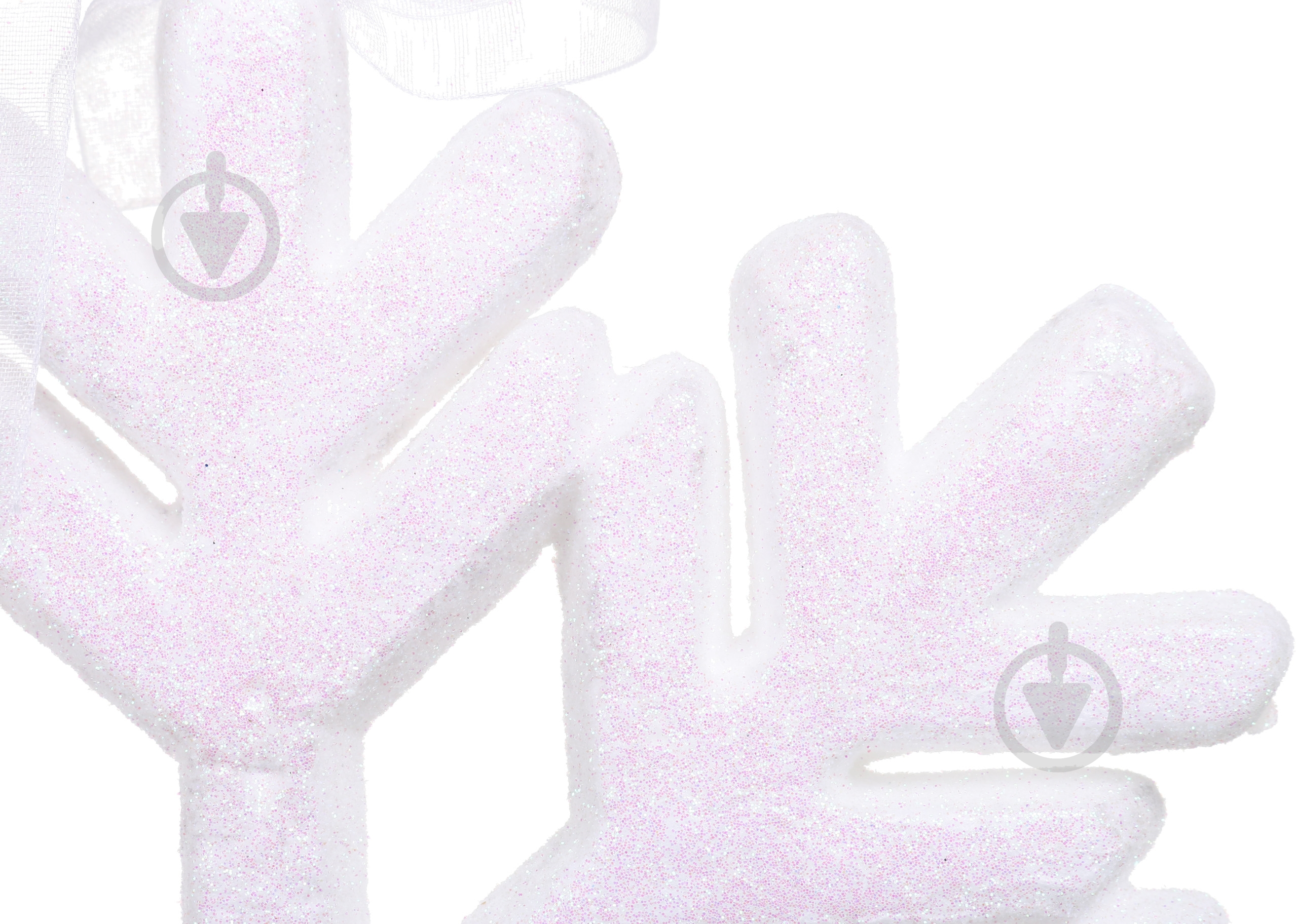 Декорація новорічна Shunda Сніжинка 24 см EPI-SDK3038W+1 - фото 2