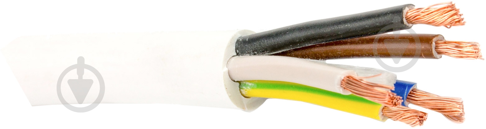 Кабель силовой Borsan ПВС 5x2,5 медь - фото 1