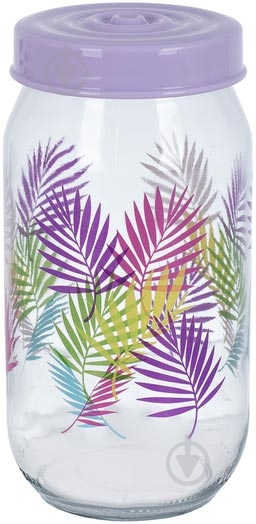 Банка Herevin Fiolet Leaf 1 л (171541-061) - фото 1