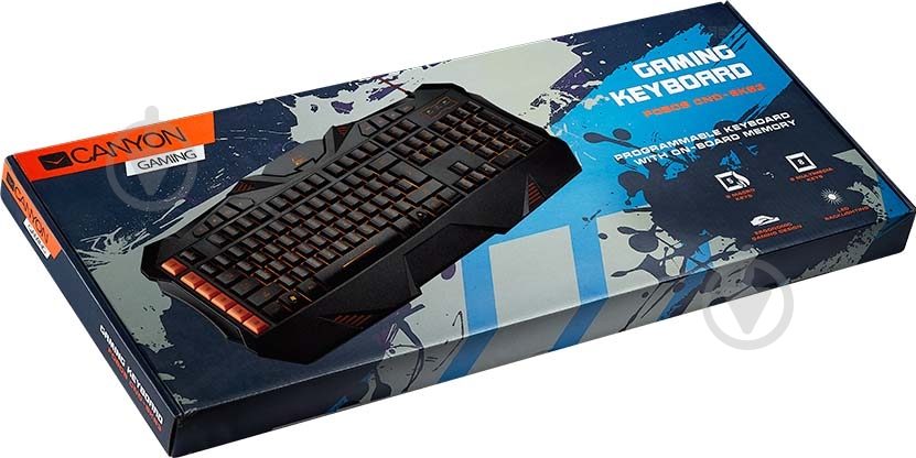 Клавіатура Canyon (CND-SKB3-RU) black - фото 3