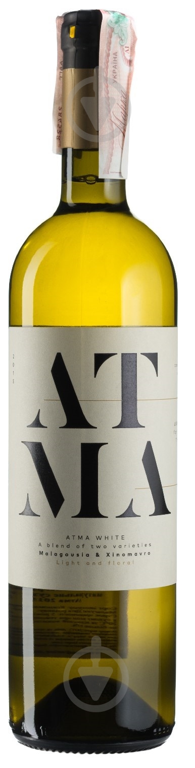 Вино Thymiopoulos сухое белое Атма 0,75 л - фото 1