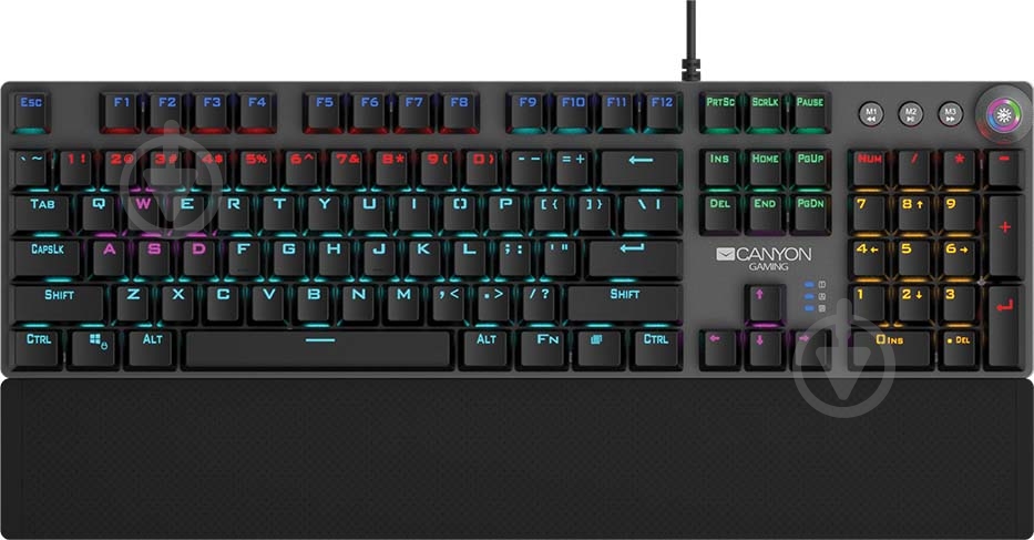 Клавіатура Canyon (CND-SKB7-RU) black - фото 1