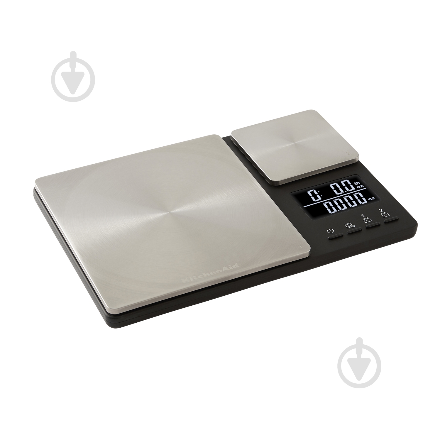 Ваги кухонні KitchenAid Measuring з подвійною платформою срібний (KQ909G) - фото 2