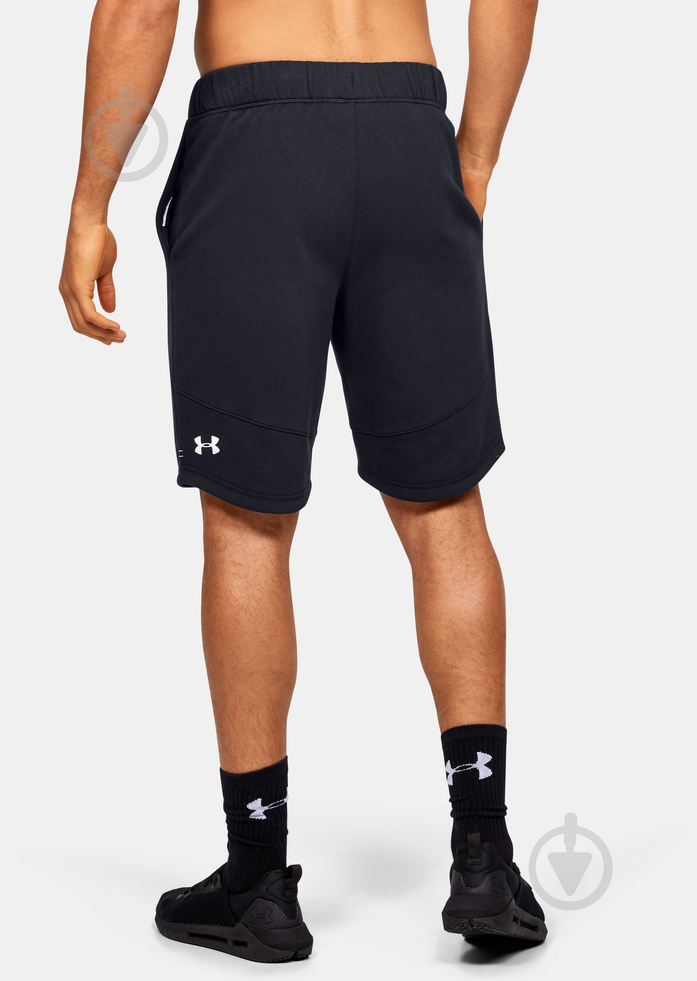 Шорты Under Armour UA BASELINE FLEECE SHORT 1351286-001 р. L черный - фото 4