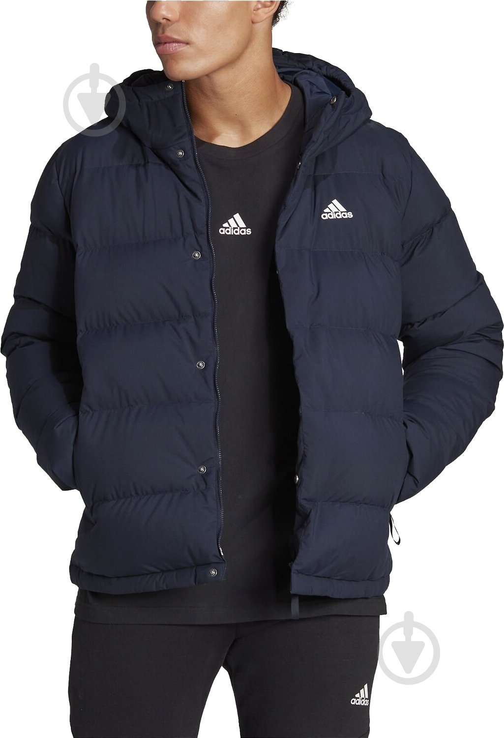 Куртка мужская Adidas Helionic HG8750 р.XL синий - фото 2 Куртка мужская Adidas Helionic HG8750 р.XL синий - фото 2