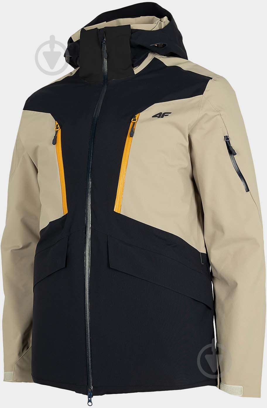 Куртка мужская демисезонная 4F SKI JACKET KUMN008 H4Z22-KUMN008-30S р.M бежево-черная - фото 3