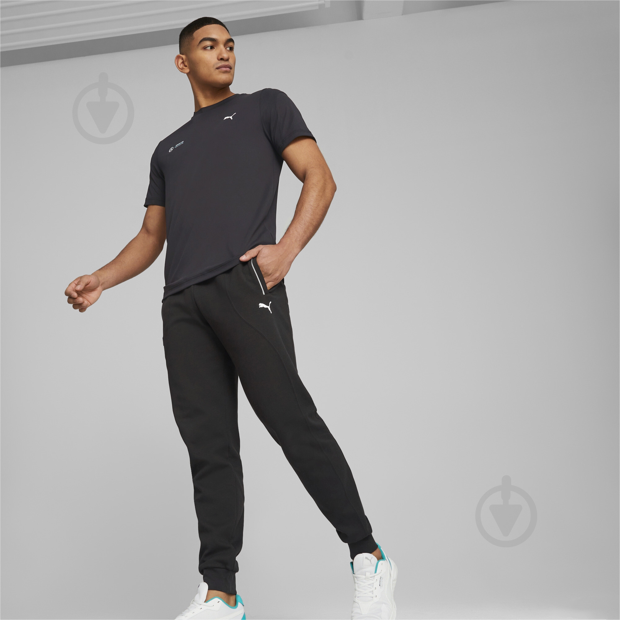 Брюки Puma MAPF1 SWEATPANTS, CC 53846101 р. M черный - фото 4