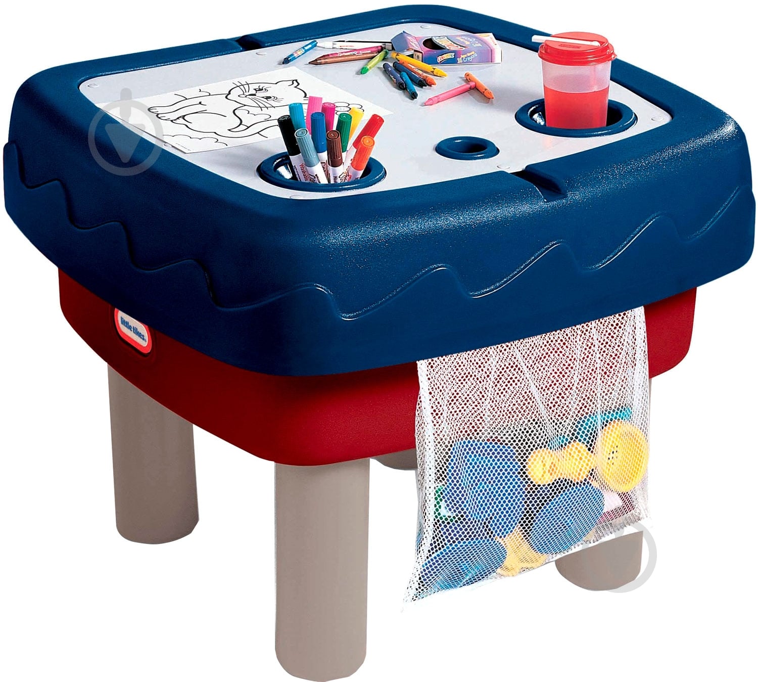 Песочница Little Tikes 2 в 1 Играем и рисуем 451T10060 - фото 1