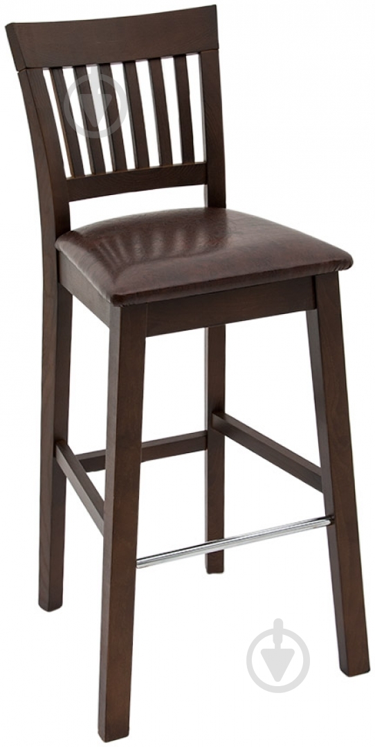 Стул барный РПМК барний Вікторія орех темный - фото 1