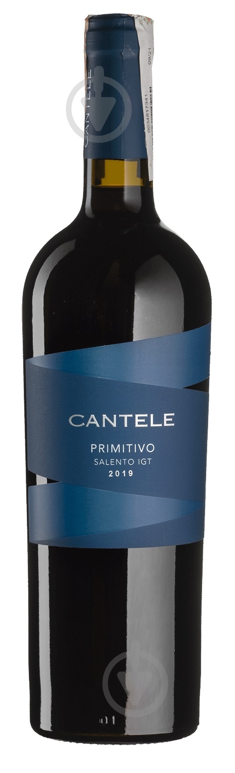 Вино Cantele Primitivо сухое красное 0,75 л - фото 1