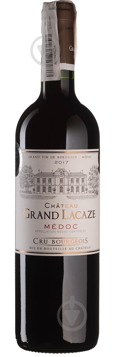 Вино Chateau Grand Lacaze сухое красное 0,75 л - фото 1 Вино Chateau Grand Lacaze сухое красное 0,75 л - фото 1