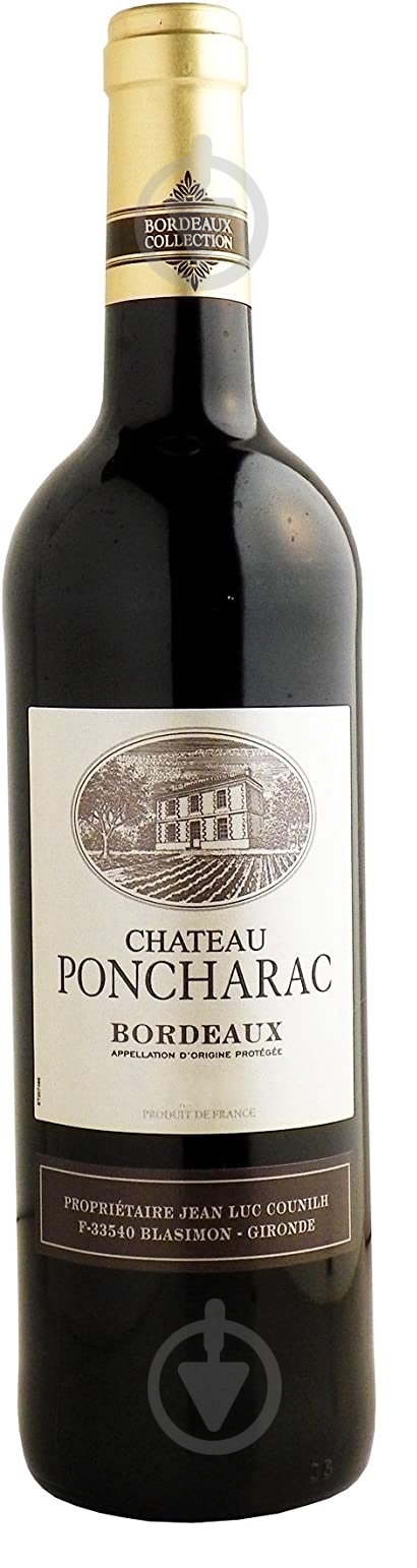 Вино Chateau Poncharac сухе червоне 0,75 л - фото 1