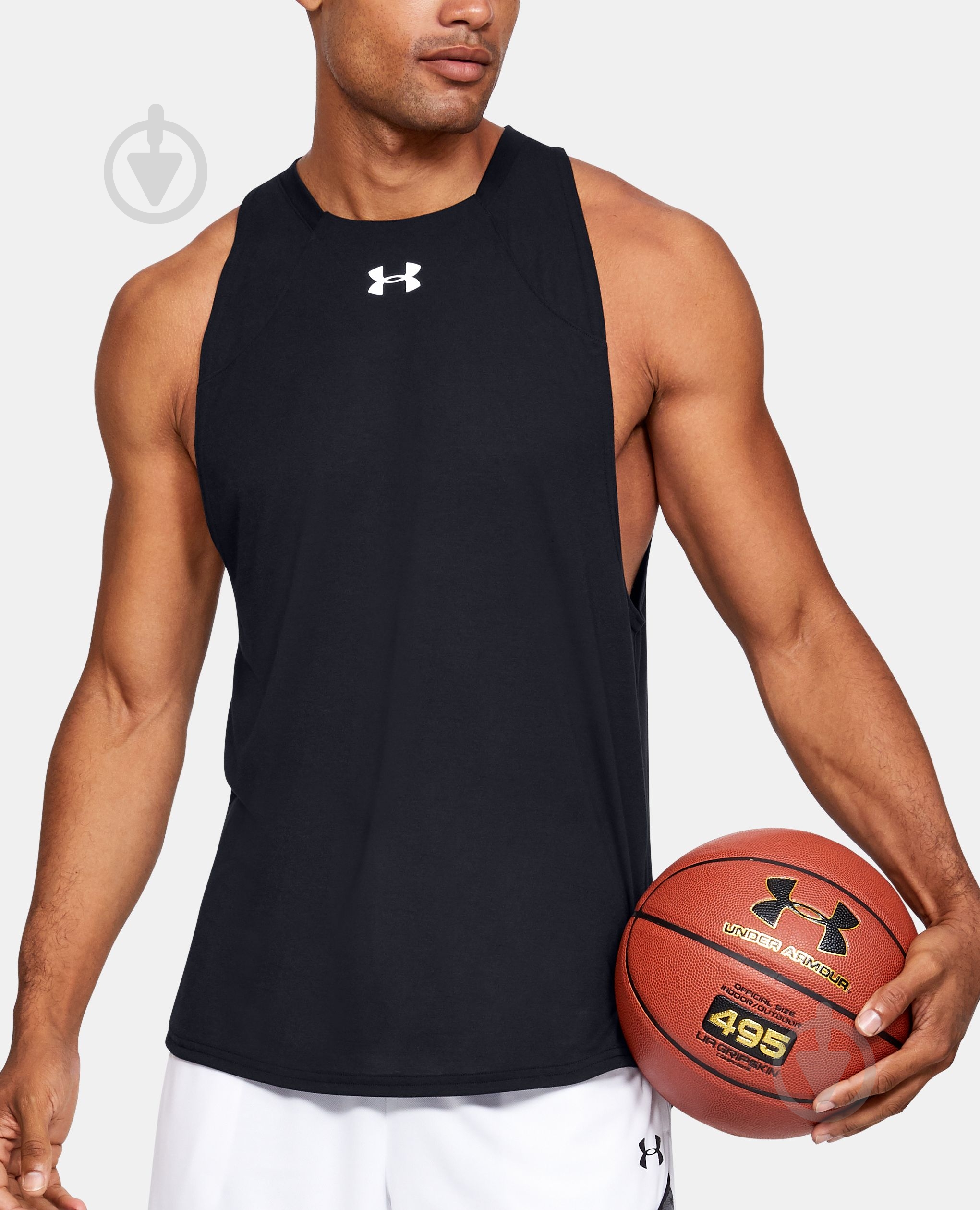 Майка Under Armour UA Baseline Performance Tank 1326706-005 р.M черный - фото 3