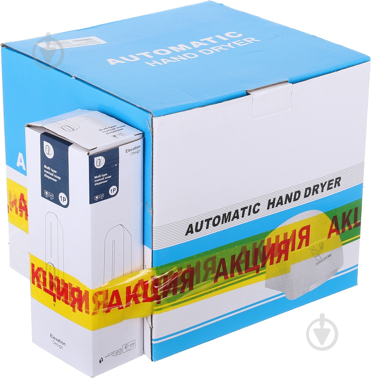 Сушилка для рук 46654 + дозатор 0,25 л (49120) - фото 6