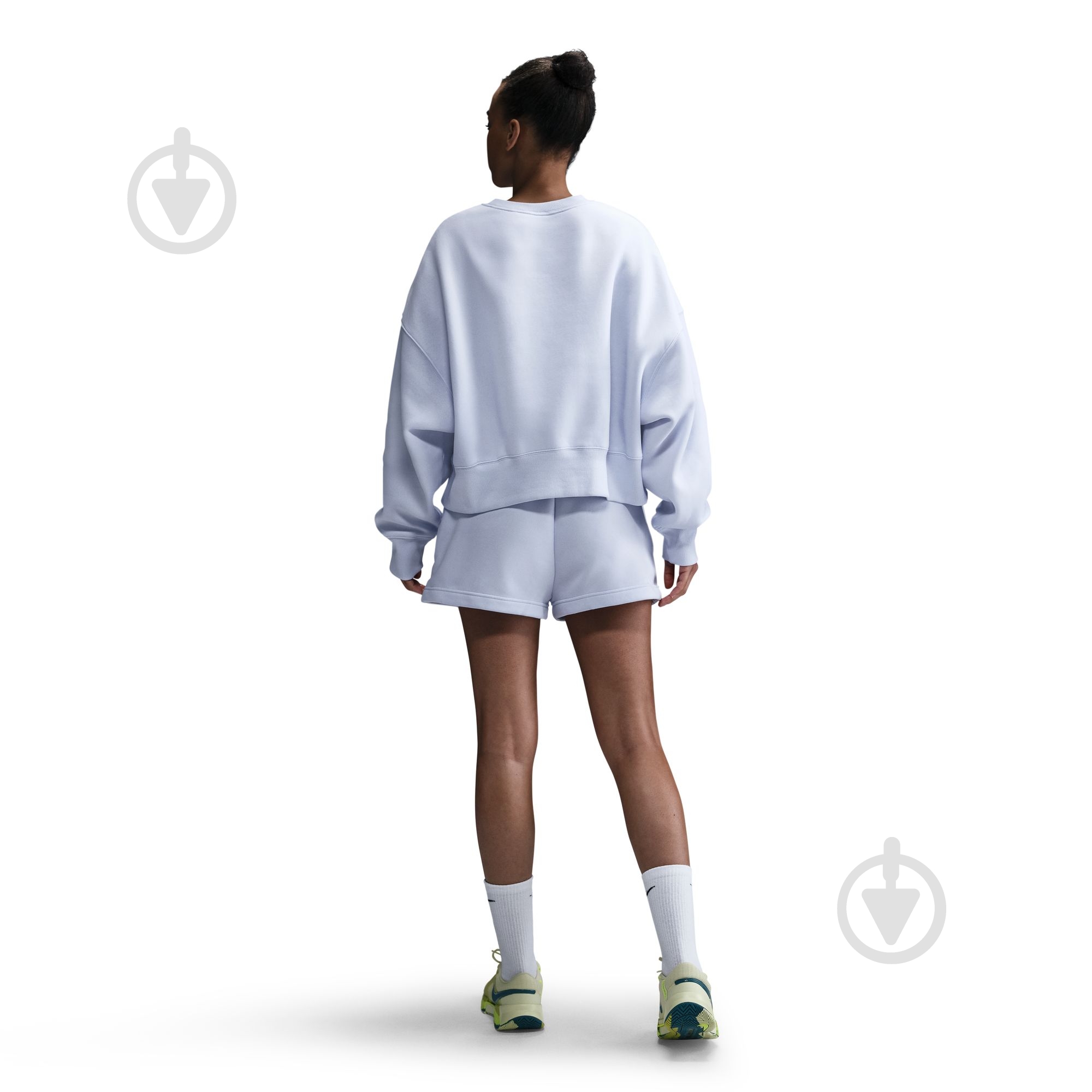 Шорти W NKCT PHNX FLC HR SHORT HRTGE HQ0364-085 р. S блакитний - фото 3