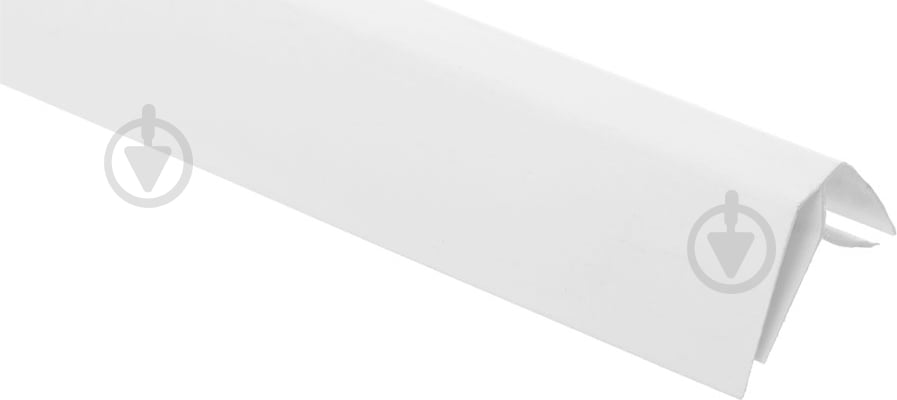 Угол внутренний ПВХ 3 м білий - фото 1