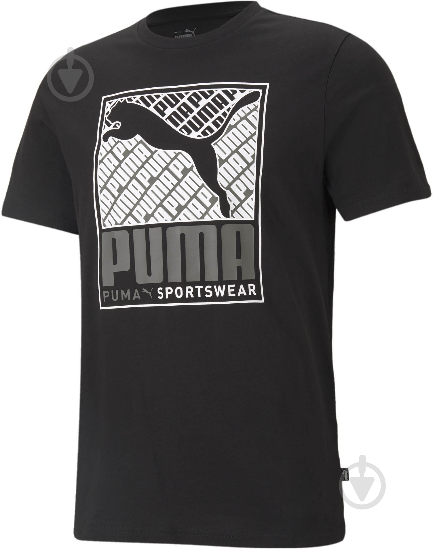 Футболка Puma Cat Box Tee 58776601 р.S чорний - фото 1
