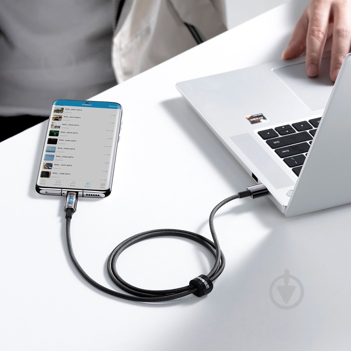 Кабель BASEUS 2 м чорний (CATS000301) - фото 8