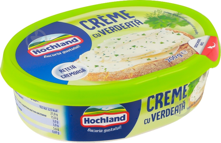 Крем-сыр Hochland с травами 200 г - фото 1