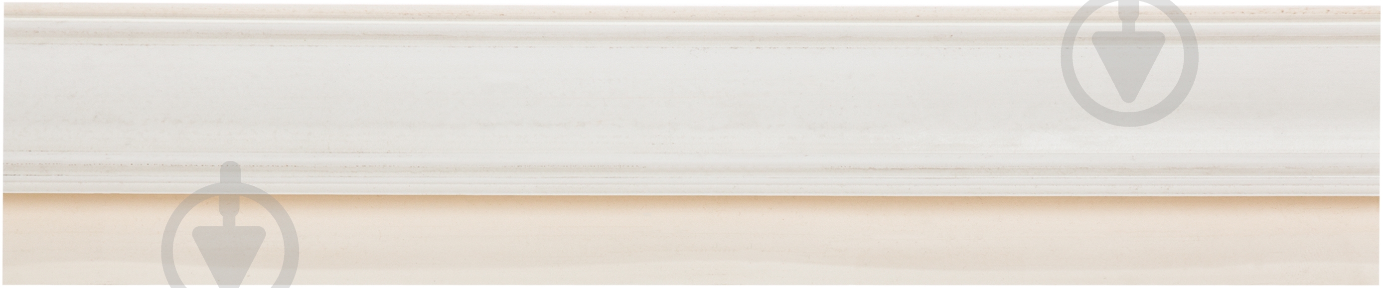 Порожек ПВХ Brilliant® плінтус 3м білий - фото 2