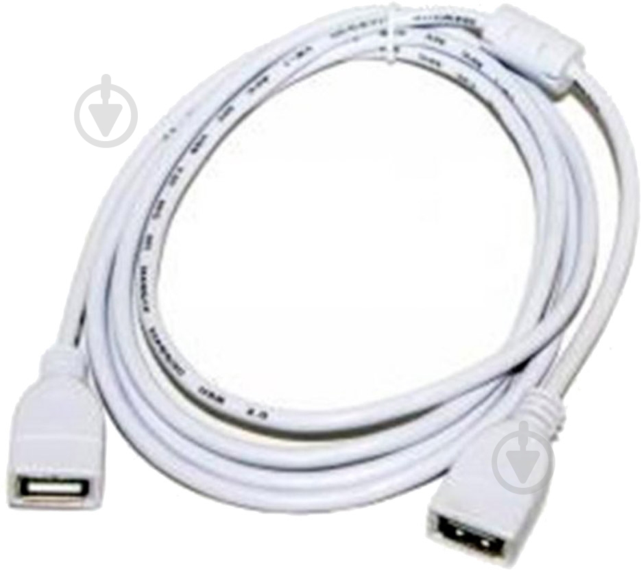 Дата-кабель Atcom USB 2.0 AF/AF 1,8 м белый (15647) - фото 1