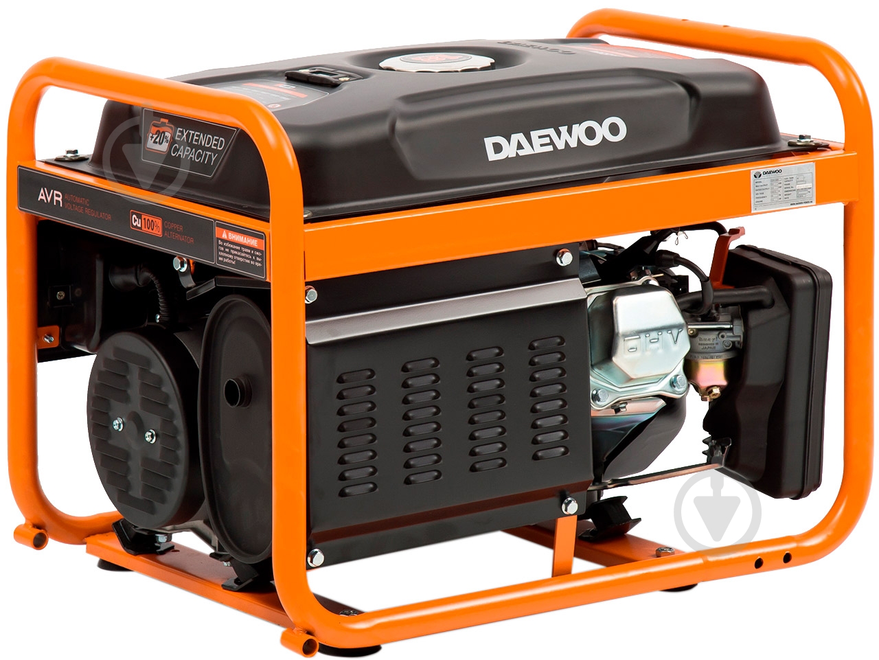 Генератор бензиновый Daewoo 2,8 кВт / 3,2 кВт 230 В GDA 3500E - фото 2