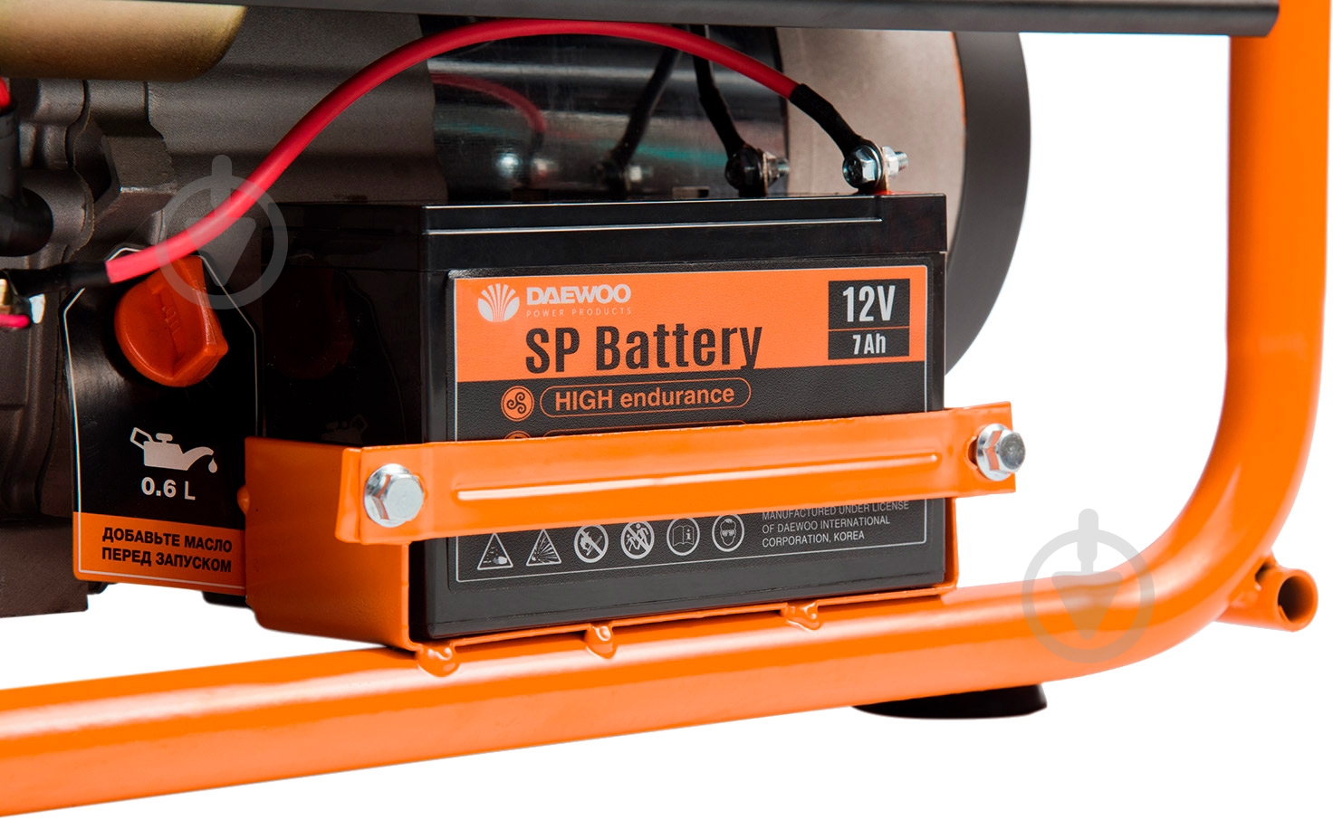 Генератор бензиновый Daewoo 2,8 кВт / 3,2 кВт 230 В GDA 3500E - фото 6