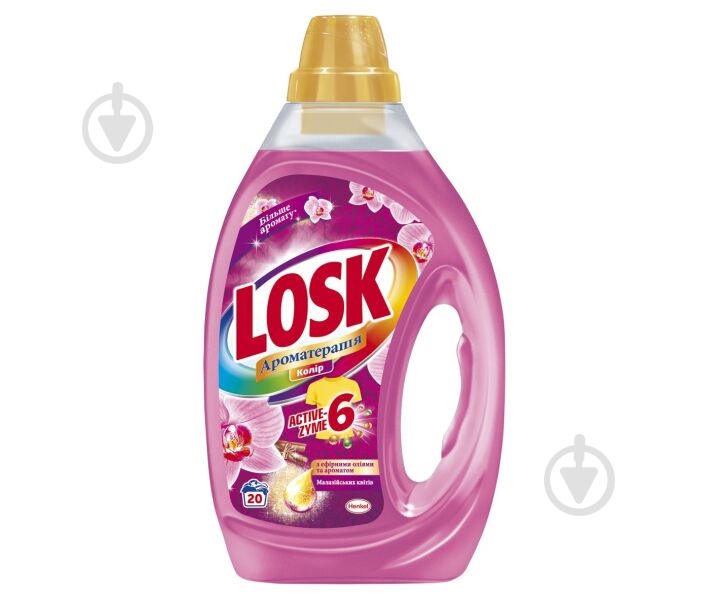 Гель для машинной и ручной стирки Losk Color 1 л - фото 1 Гель для машинной и ручной стирки Losk Color 1 л - фото 1