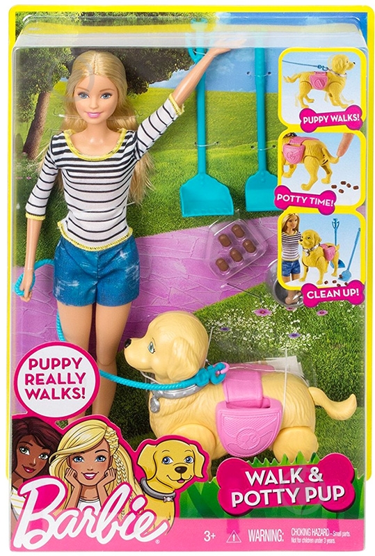 Лялька Barbie Прогулянка із цуценям DWJ68 - фото 6