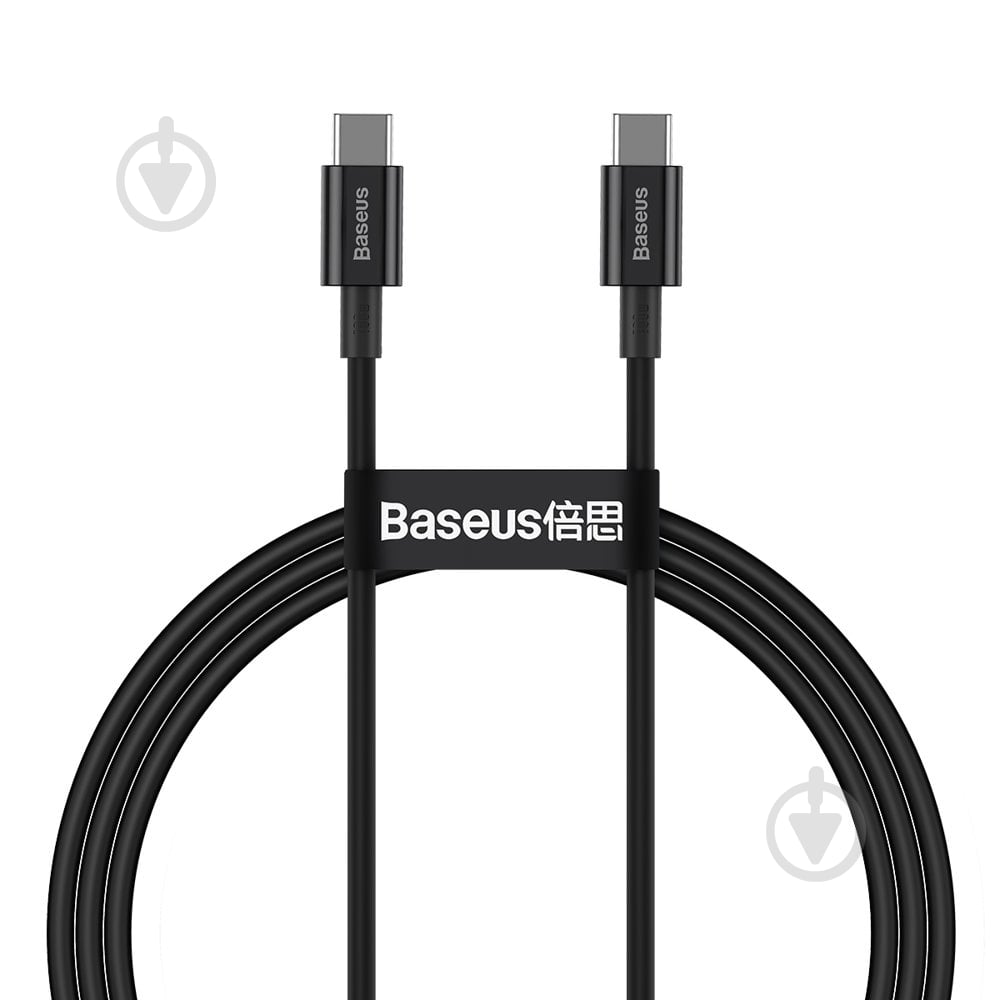 Кабель BASEUS 1 м черный (CATYS-B01) - фото 1