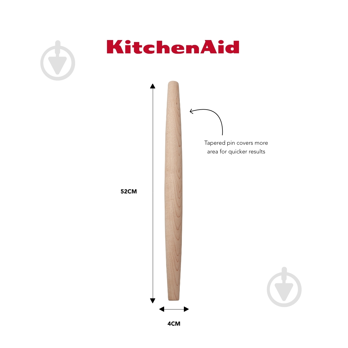 Скалка KitchenAid Universal, 51,1 см (KQG317OHMPE) - фото 5