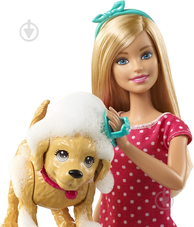 Кукла Barbie Веселое купание щенка DGY83 - фото 2