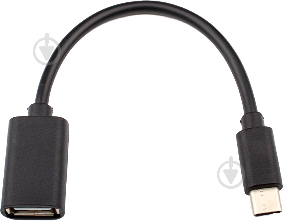 Дата-кабель Atcom OTG USB 2.0 AF - Type-C 0,1 м чорний (14716) - фото 2 Дата-кабель Atcom OTG USB 2.0 AF - Type-C 0,1 м чорний (14716) - фото 2