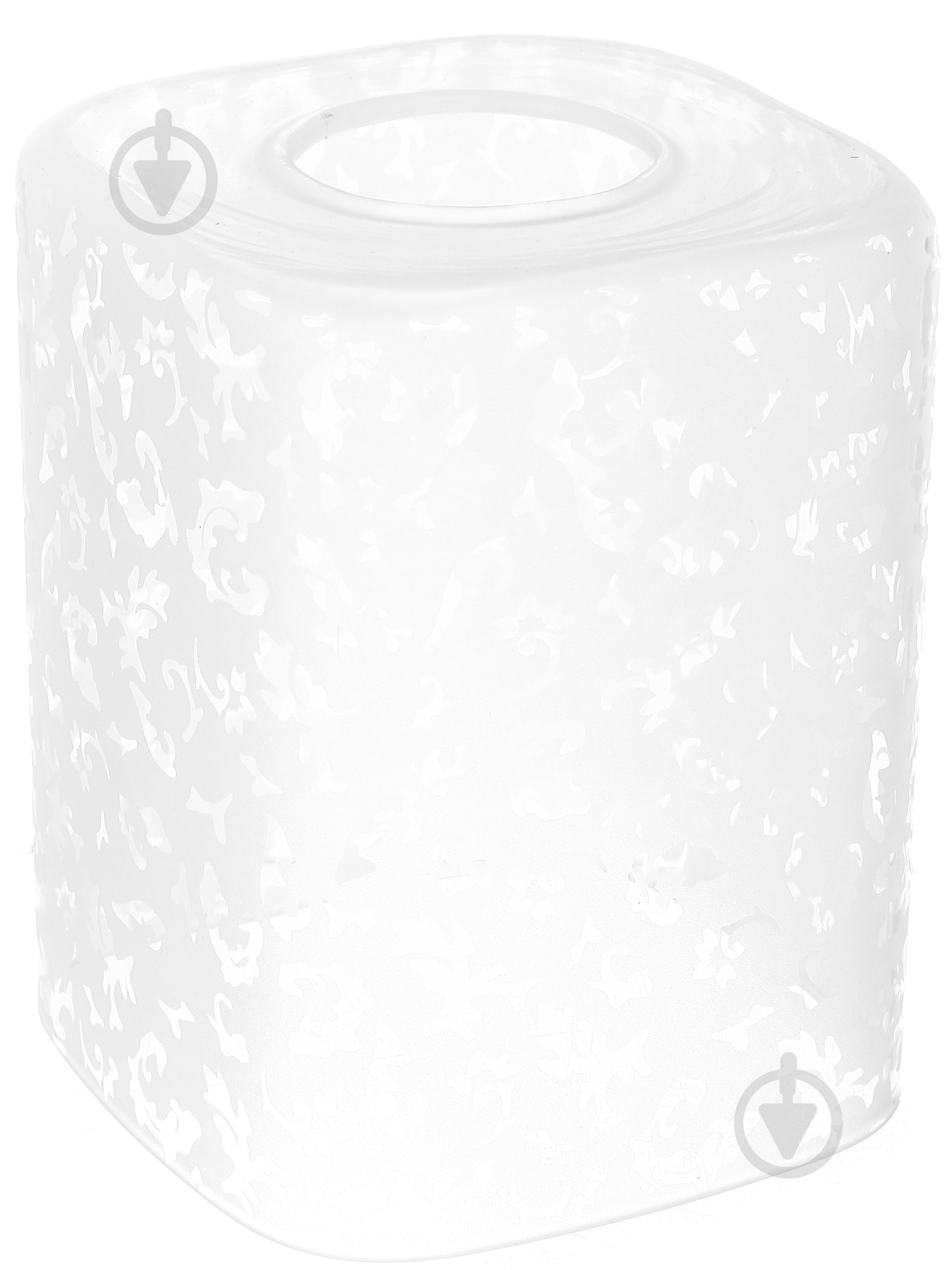 Плафон Taurus E27 Accento lighting ALG-71986glass білий із малюнком - фото 1