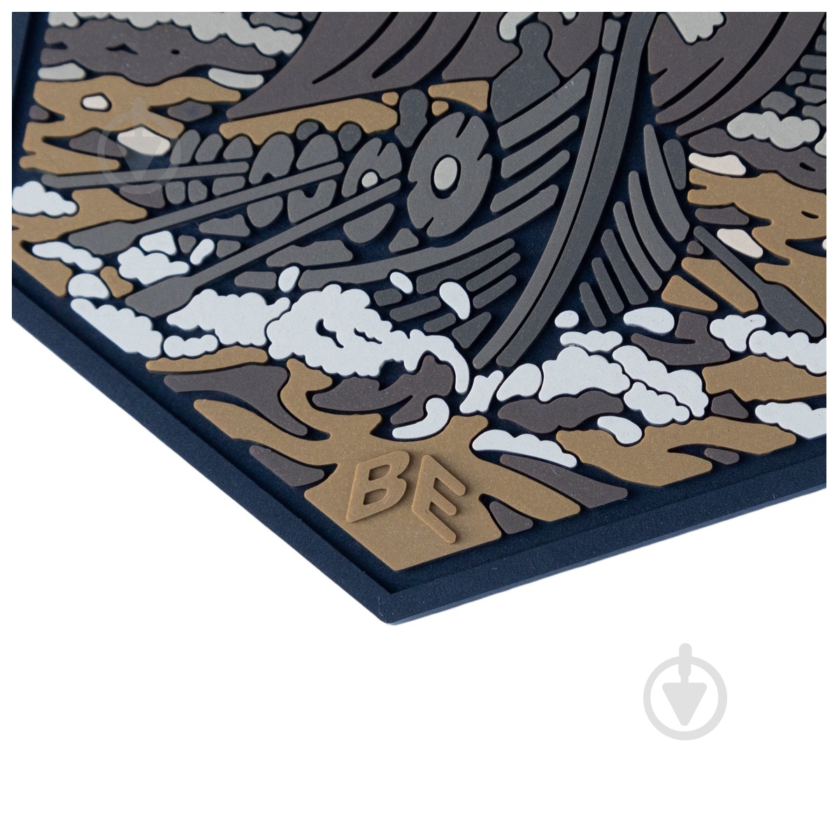 Патчи Brand Element ПВХ (шеврон) "Днепр" оливковый, 7,5*6см - фото 3