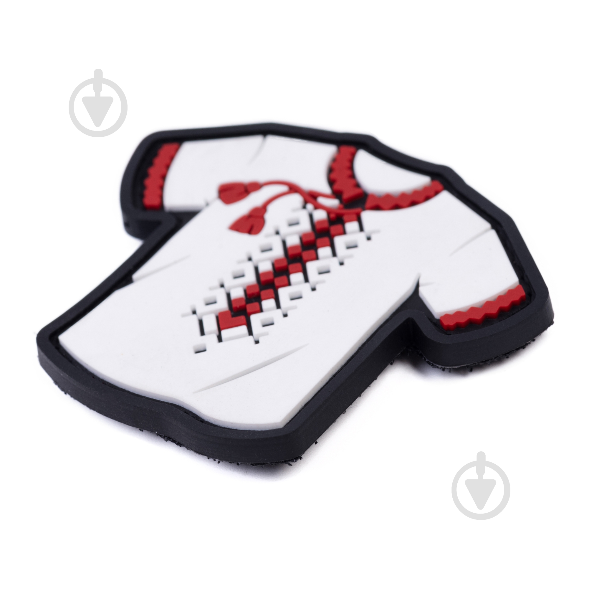 Шеврон-патч Brand Element "Вишиванка" белая 6х5 см - фото 2