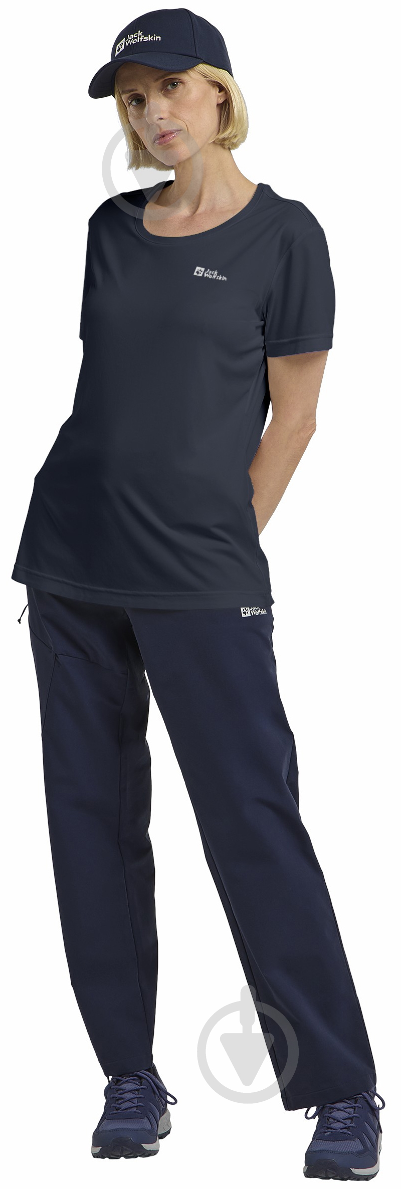 Футболка Jack Wolfskin TECH T W A63294_C0412 р.M синій - фото 5