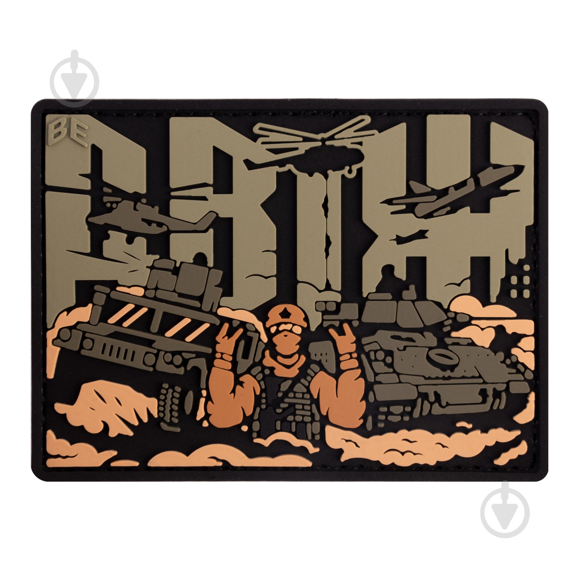 Патчи Brand Element ПВХ (шеврон) "Движ" Олива, 8*5,8см - фото 1 Патчи Brand Element ПВХ (шеврон) "Движ" Олива, 8*5,8см - фото 1