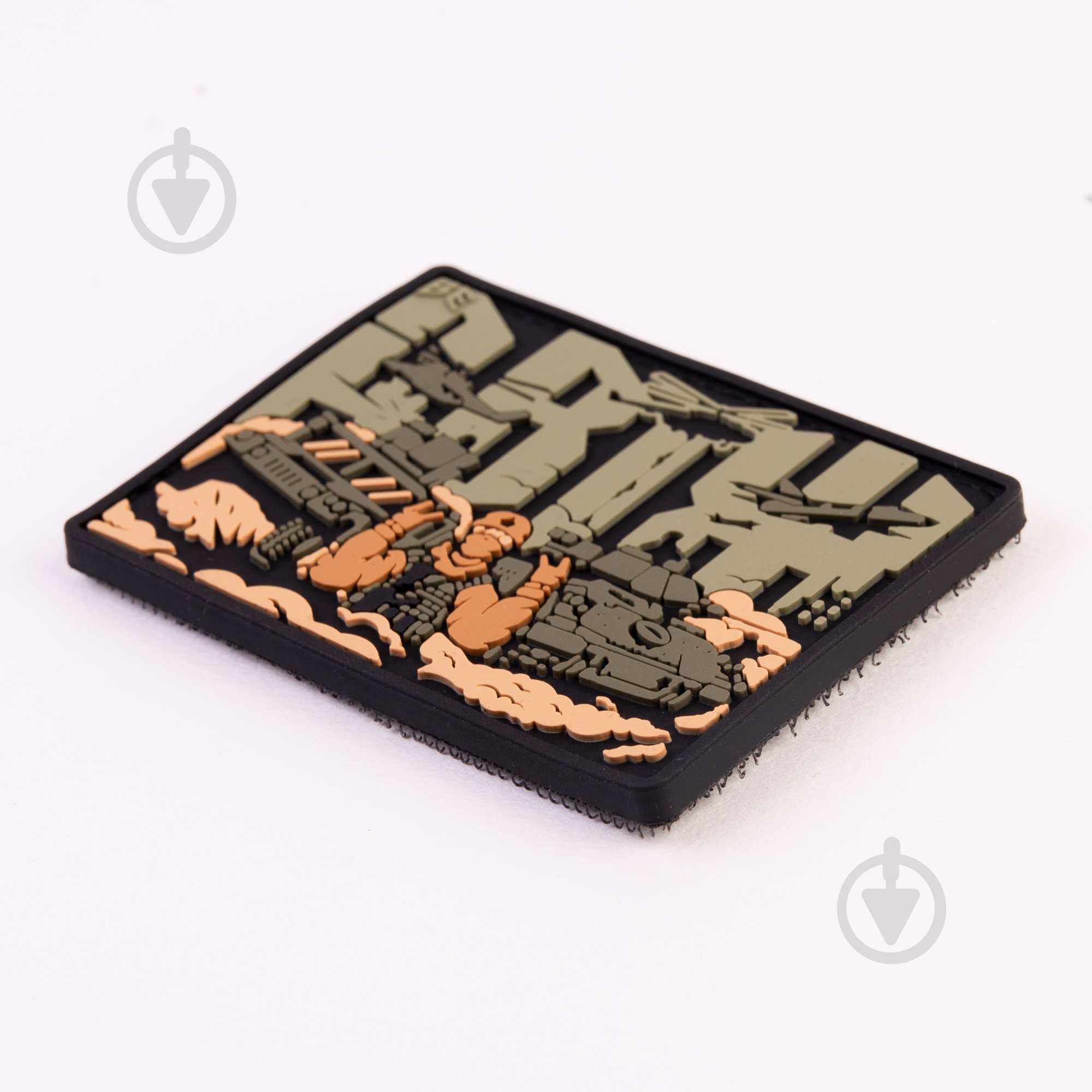 Патчи Brand Element ПВХ (шеврон) "Движ" Олива, 8*5,8см - фото 2 Патчи Brand Element ПВХ (шеврон) "Движ" Олива, 8*5,8см - фото 2