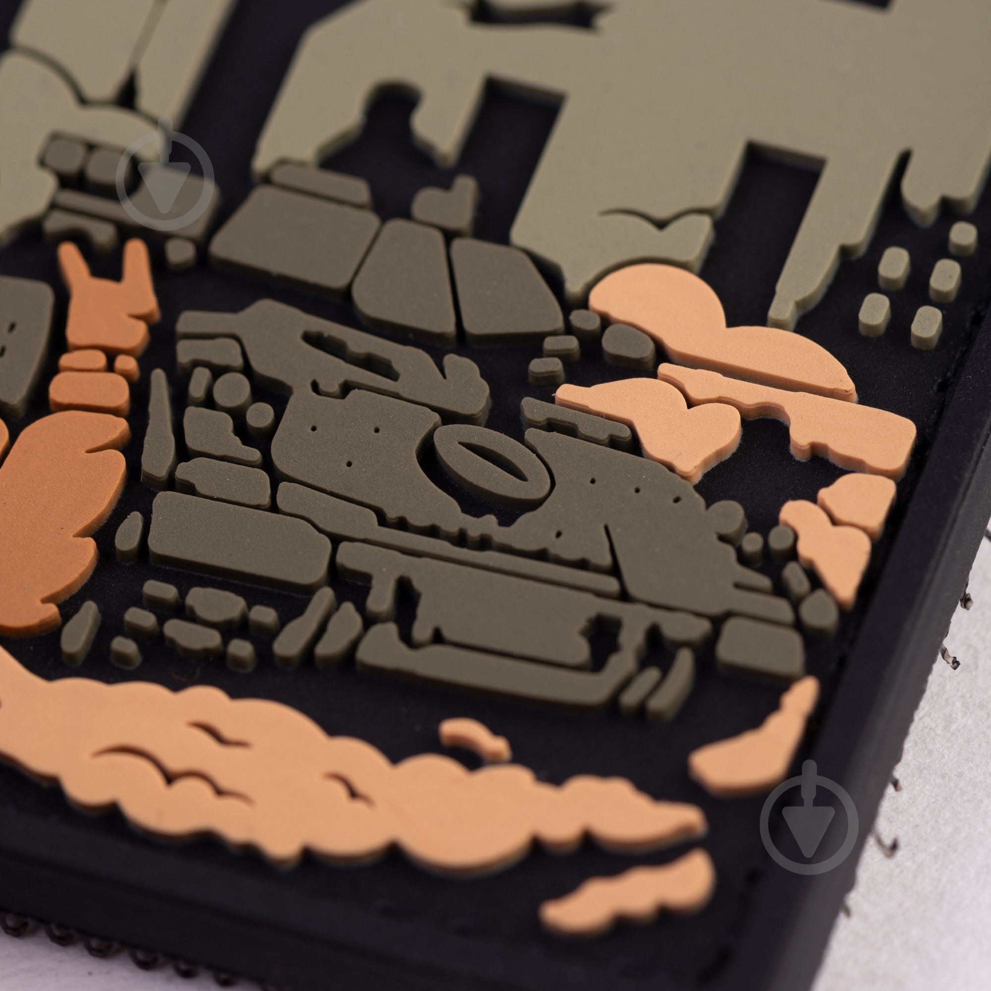 Патчи Brand Element ПВХ (шеврон) "Движ" Олива, 8*5,8см - фото 4 Патчи Brand Element ПВХ (шеврон) "Движ" Олива, 8*5,8см - фото 4