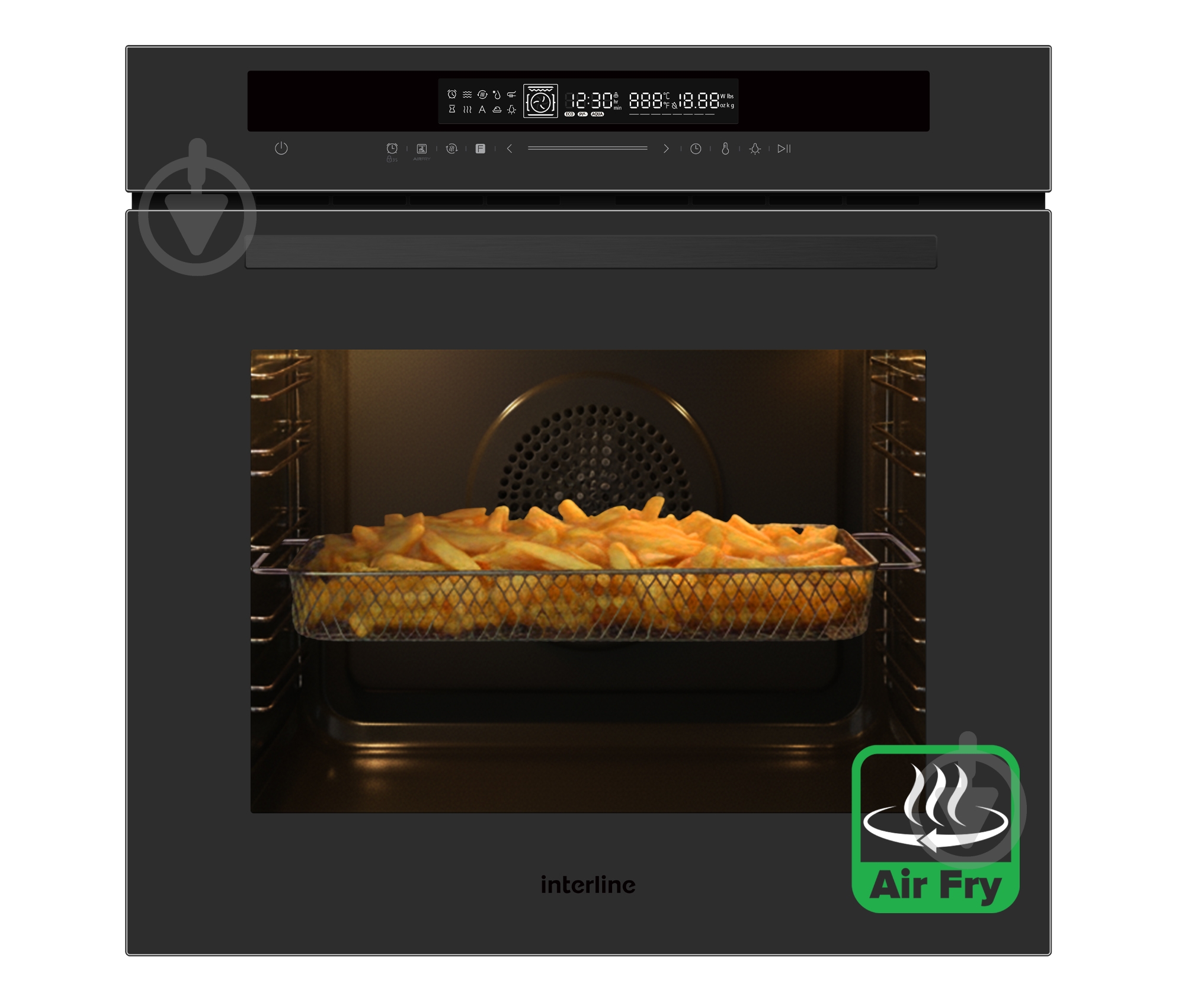 Духовой шкаф Interline OEG 935 STG BA Nano Matte - фото 4