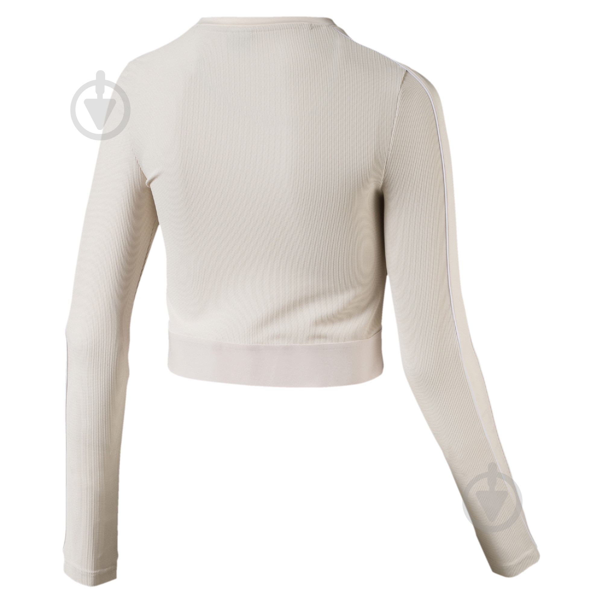 Футболка Puma Classics Rib LS Top 59519623 р.S белый - фото 2 Футболка Puma Classics Rib LS Top 59519623 р.S белый - фото 2