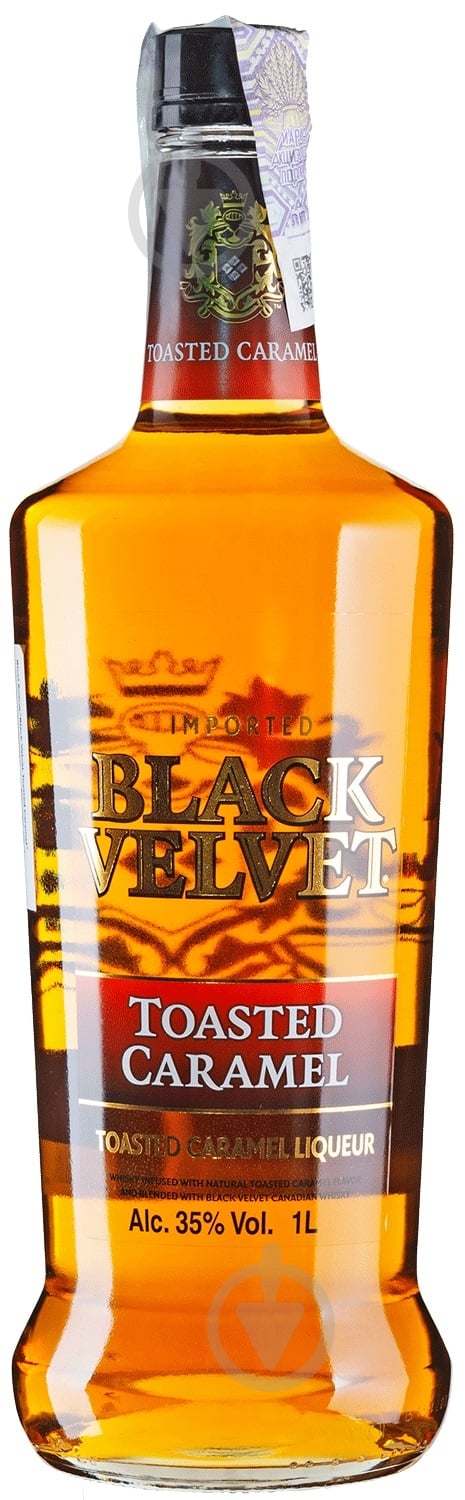 Виски Black Velvet бленд Toasted Caramel 35% 1 л - фото 1